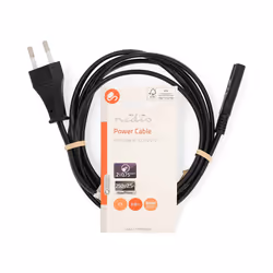 Nedis CEGL11040BK20 câble électrique Noir 2 m Prise d'alimentation type C IEC 320