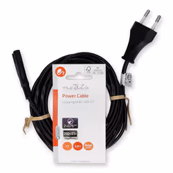 Nedis CEGL11040BK30 câble électrique Noir 3 m Coupleur C7