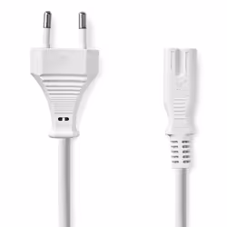 Nedis CEGL11040WT20, 2 m, Prise d'alimentation type C, IEC 320