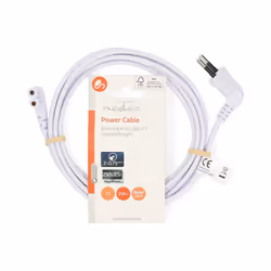 Nedis CEGL11055WT20 câble électrique Blanc 2 m IEC 320