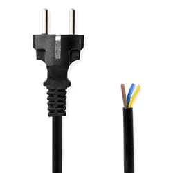 Nedis CEGL11930BK câble électrique Noir 3 m