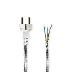 Nedis CEGL11930WT câble électrique Noir, Blanc 3 m