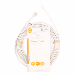Nedis TCGL90200WT50 câble de téléphone 5 m Blanc