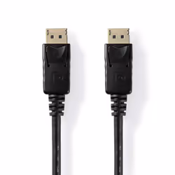 Nedis CCGL37011BK20, 2 m, DisplayPort, DisplayPort, Mâle, Mâle, 3840 x 2160 pixels