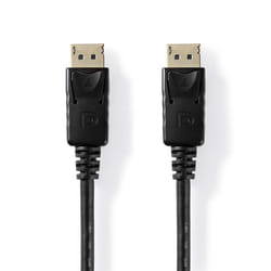 Nedis CCGL37011BK20 câble DisplayPort 2 m Noir