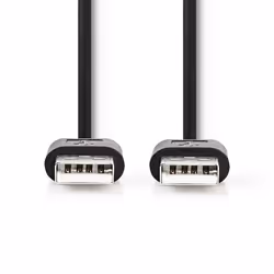 Nedis CCGL60001BK20 câble USB 2 m USB 2.0 USB C Noir