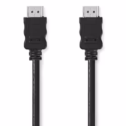 Nedis CVGL34002BK50, 5 m, HDMI Type A (Standard), HDMI Type A (Standard), Canal de retour audio (ARC, Audio Return Channel), ...