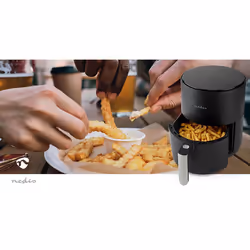 Nedis KAAF140BK Friteuse à air chaud 3L 1500W Noir - Vue supplémentaire 10
