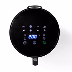 Nedis KAAF140BK friteuse Unique 3 L Autonome 1500 W Friteuse d’air chaud Noir