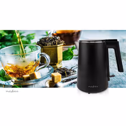 Nedis KAWK360EBK bouilloire 1 L 1500 W Noir - Vue supplémentaire 11