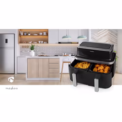 Nedis KAAF320BK Friteuse à air chaud Double 4,2L 2600W Noir - Vue supplémentaire 11