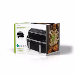Nedis KAAF320BK Friteuse à air chaud Double 4,2L 2600W Noir - Vue supplémentaire 8