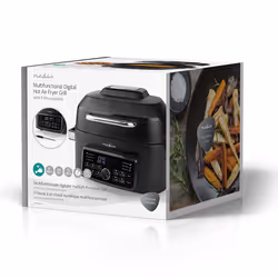Nedis KAAFG600BK Friteuse à air chaud 6L 1660W Noir - Vue supplémentaire 8