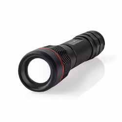 Nedis LTRR11WBK, Lampe torche, Noir, Aluminium, Boutons, IPX7, -20 - 40 °C