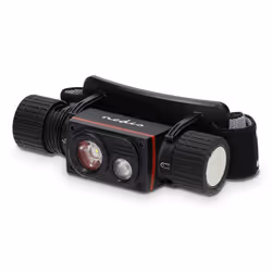 Nedis LHLR10WBK torche et lampe de poche Noir Lampe frontale LED