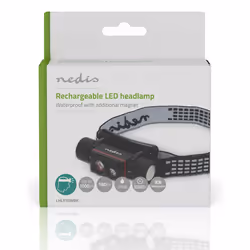 Nedis LHLR10WBK torche et lampe de poche Noir Lampe frontale LED - Vue supplémentaire 5