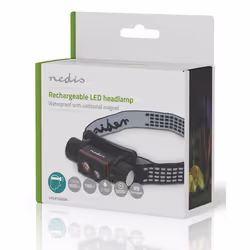Nedis LHLR10WBK torche et lampe de poche Noir Lampe frontale LED - Vue supplémentaire 6