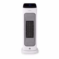 Nedis HTFA20WTW, Chauffage électrique à convecteur, Vitrocéramique, Android, iOS, 1,5 m, Intérieure, Sol