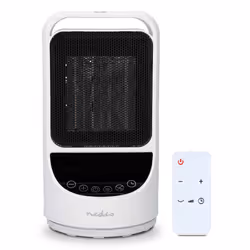 Nedis HTFA22WTW, Chauffage électrique à convecteur, Vitrocéramique, Android, iOS, 1,5 m, Intérieure, Sol