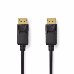 Nedis CCGL38010BK20, 2 m, DisplayPort, DisplayPort, Mâle, Mâle, 7680 x 4320 pixels