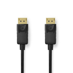 Nedis CCGL38010BK20 câble DisplayPort 2 m Noir
