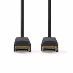 Nedis CCGL38010BK20 câble DisplayPort 2 m Noir