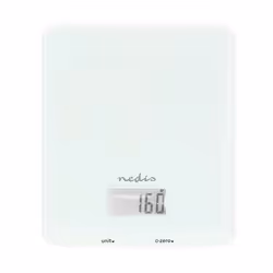 Balance de Cuisine SmartLife Bluetooth avec Écran Rétroéclairé 5kg Nedis Blanc
