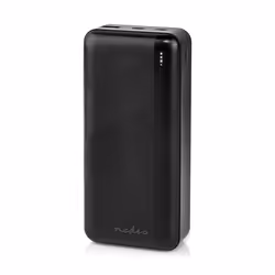 Nedis UPBK65W30000BK, 32000 mAh, Lithium Polymère (LiPo), 3,7 V, 65 W, Noir