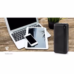 Nedis UPBK65W30000BK banque d'alimentation électrique Lithium Polymère (LiPo) 32000 mAh Noir - Vue supplémentaire 10