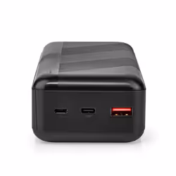 Nedis UPBK65W30000BK banque d'alimentation électrique Lithium Polymère (LiPo) 32000 mAh Noir