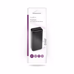 Nedis UPBK65W30000BK banque d'alimentation électrique Lithium Polymère (LiPo) 32000 mAh Noir - Vue supplémentaire 8