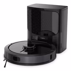 Nedis WIFIVCL002CBK, Sans sac, Noir, Rond, 3,6 L, 66,2 dB, 0,6 L