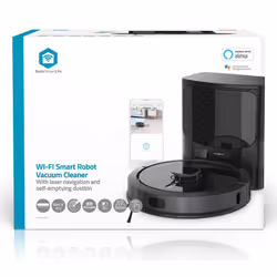 Nedis WIFIVCL002CBK robot aspirateur 3,6 L Sans sac Noir - Vue supplémentaire 4