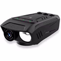 Caméra de vélo 3 en 1 - Nedis - Full HD - Phare LED 600 lm - Klaxon 100 dB - Batterie 2500 mAh
