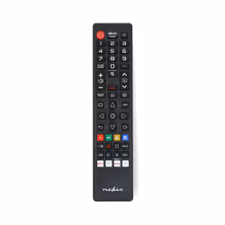 Nedis TVRC45LGBK, TV, IR Wireless, Appuyez sur les boutons, Noir