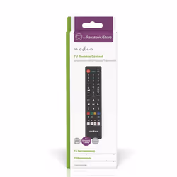 Nedis TVRC45PASHBK télécommande IR Wireless TV Appuyez sur les boutons