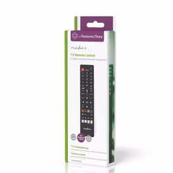 Nedis TVRC45PASHBK télécommande IR Wireless TV Appuyez sur les boutons
