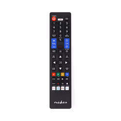 Nedis TVRC45SABK, TV, IR Wireless, Appuyez sur les boutons, Noir