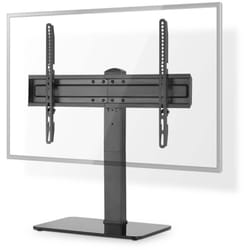 Nedis - Support tv fixe 37 - 70 ' Poids d'écran maximal pris en charge: 40 kg Hauteurs pré-fixées réglables Acier / Verre trempé Noir