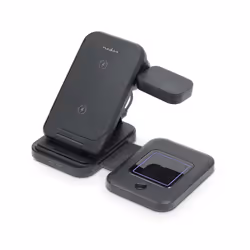 Nedis WDCHAQ15W110BK, Intérieure, USB, Recharge sans fil, 1 m, Noir