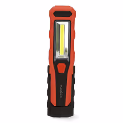 Nedis LWORR05RD, 3 W, LED, 2 ampoule(s), 2000 mAh, Noir, Rouge, Lampe de travail portative