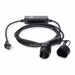 NEDIS Câble de recharge voiture électrique domestique FR 2P+T 1380/2300/3680W jusquà 16A - 5m noir