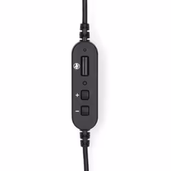 Nedis CHSTUM210BK écouteur/casque Avec fil Crochets auriculaires, Ecouteurs Bureau/Centre d'appels USB Type-C / USB Type-A Noir, Gris - Vue supplémentaire 7
