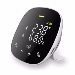 Nedis SmartLife Air Quality Monitor Noir, Blanc - Vue supplémentaire 4