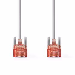 Nedis CCGL85230GY025 câble de réseau Gris 0,25 m Cat6 U/UTP (UTP)