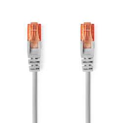 Nedis CCGL85230GY05 câble de réseau Gris 0,5 m Cat6 U/UTP (UTP)