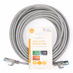 Nedis CCGL85330GY100 câble de réseau Gris 10 m Cat6a S/FTP (S-STP)