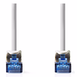 Nedis CCGL85330WT100 câble de réseau Gris 10 m Cat6a S/FTP (S-STP)
