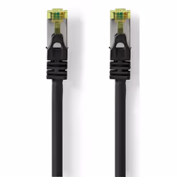 Nedis CCGL85420BK200, 20 m, Cat7, S/FTP (S-STP), RJ-45, RJ-45, Noir
