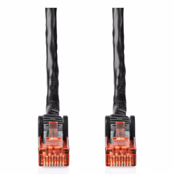Nedis CCGL85900BK750 câble de réseau Noir 75 m Cat6 U/UTP (UTP)